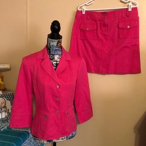 Vintage 80’s Cynthia Steffe Blazer and Skirt Set